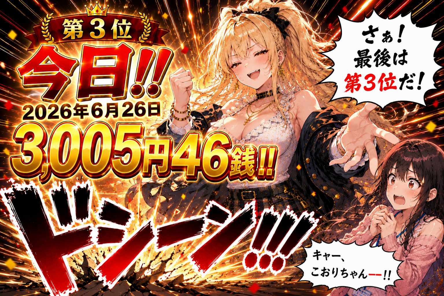 気絶芸 3コマ目