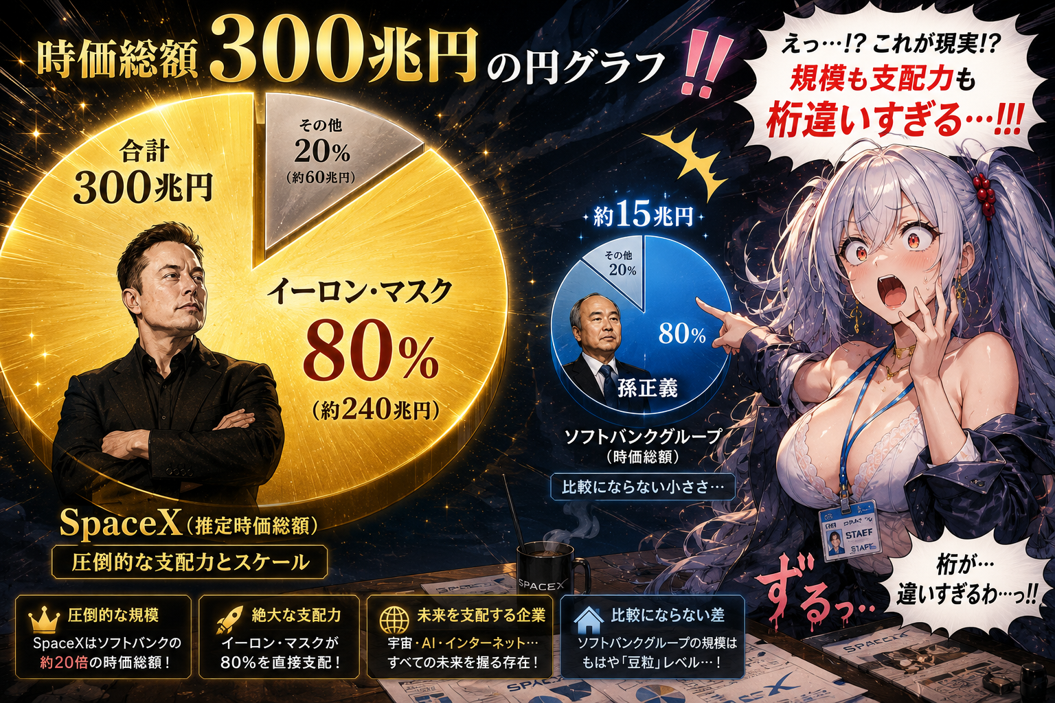 未来への搭乗券（スペースX株）のイメージ