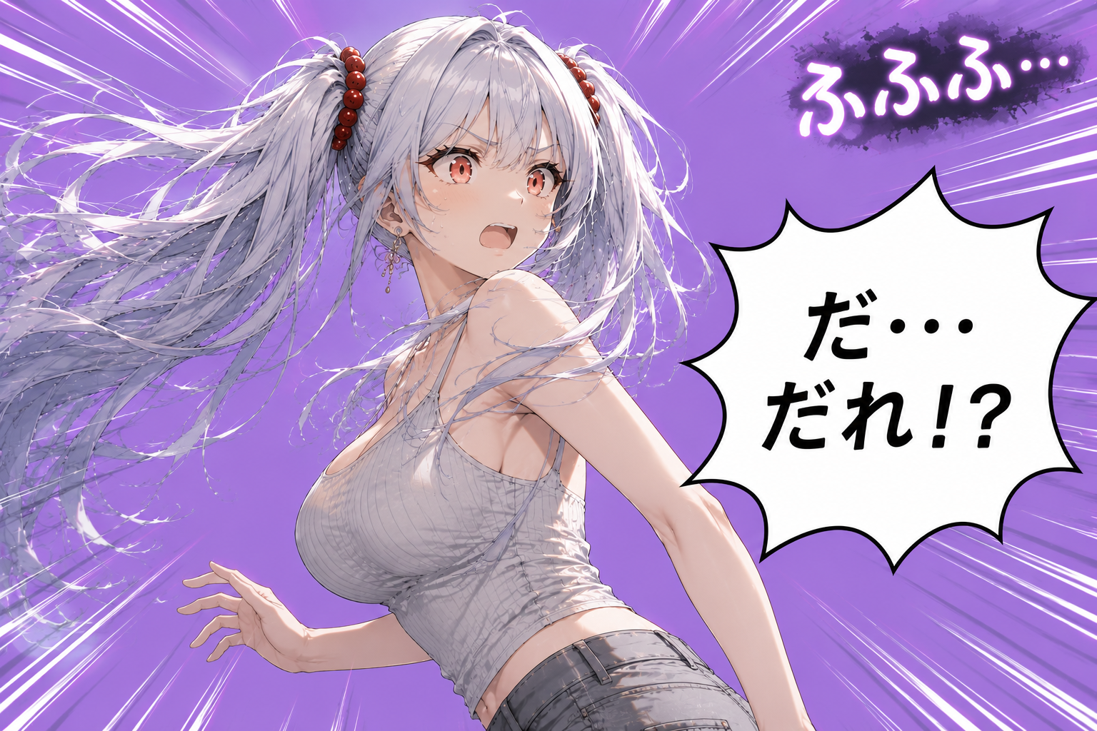 含みの幽霊 2コマ目