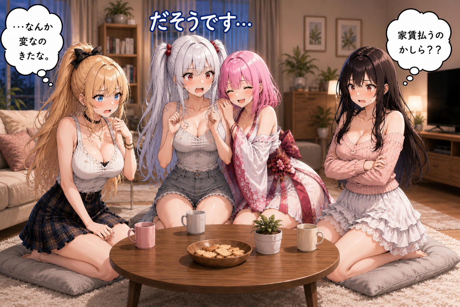 含みの幽霊 4コマ目