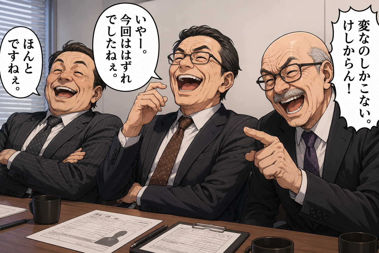 面接と呈した侮辱 4コマ目