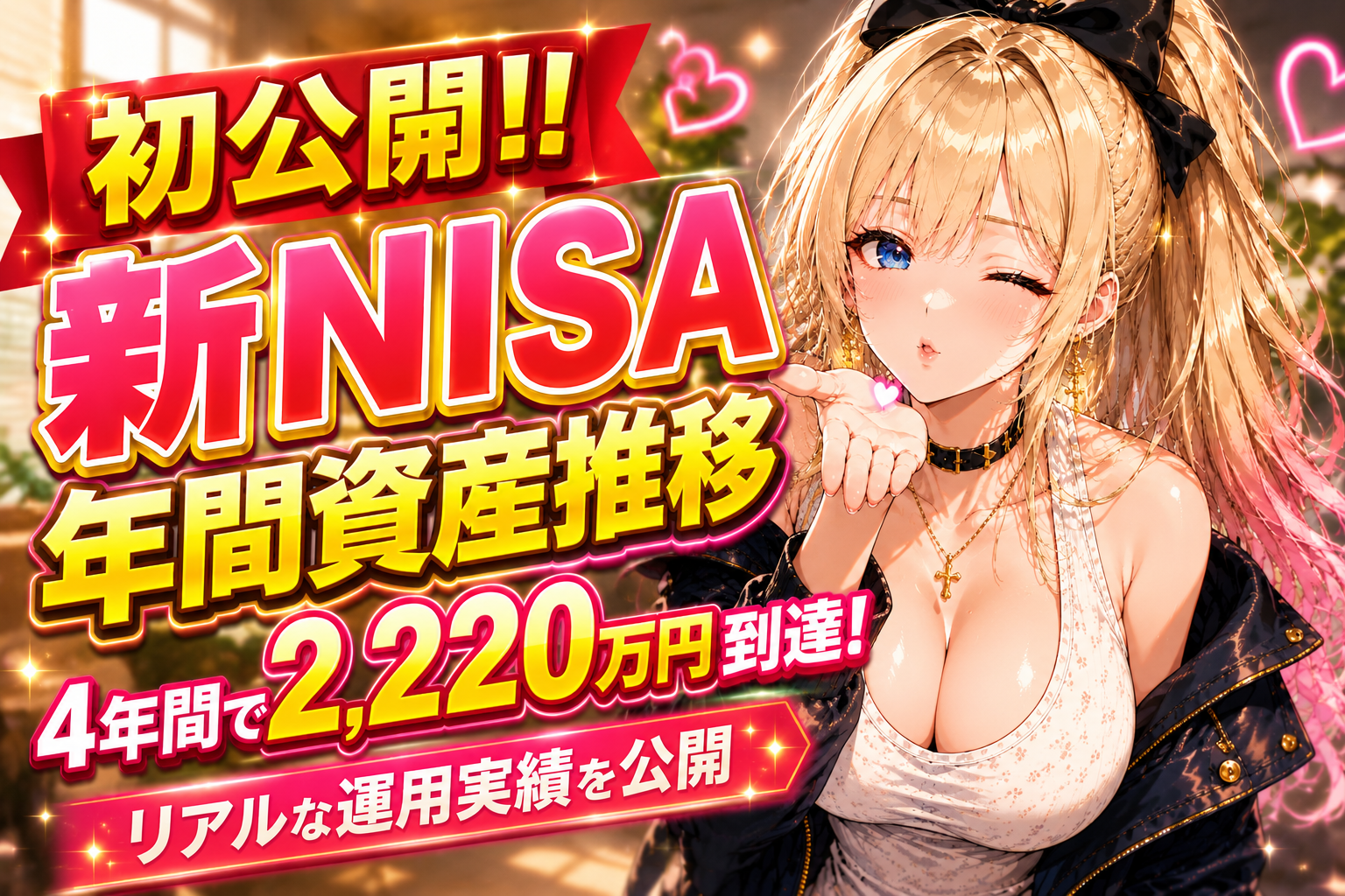 新NISA年間資産推移アイキャッチ